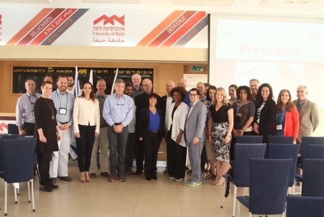 חברי בית הנבחרים של אוהיו בביקור באוניברסיטת חיפה. קרדיט- דוברות אונ חיפה