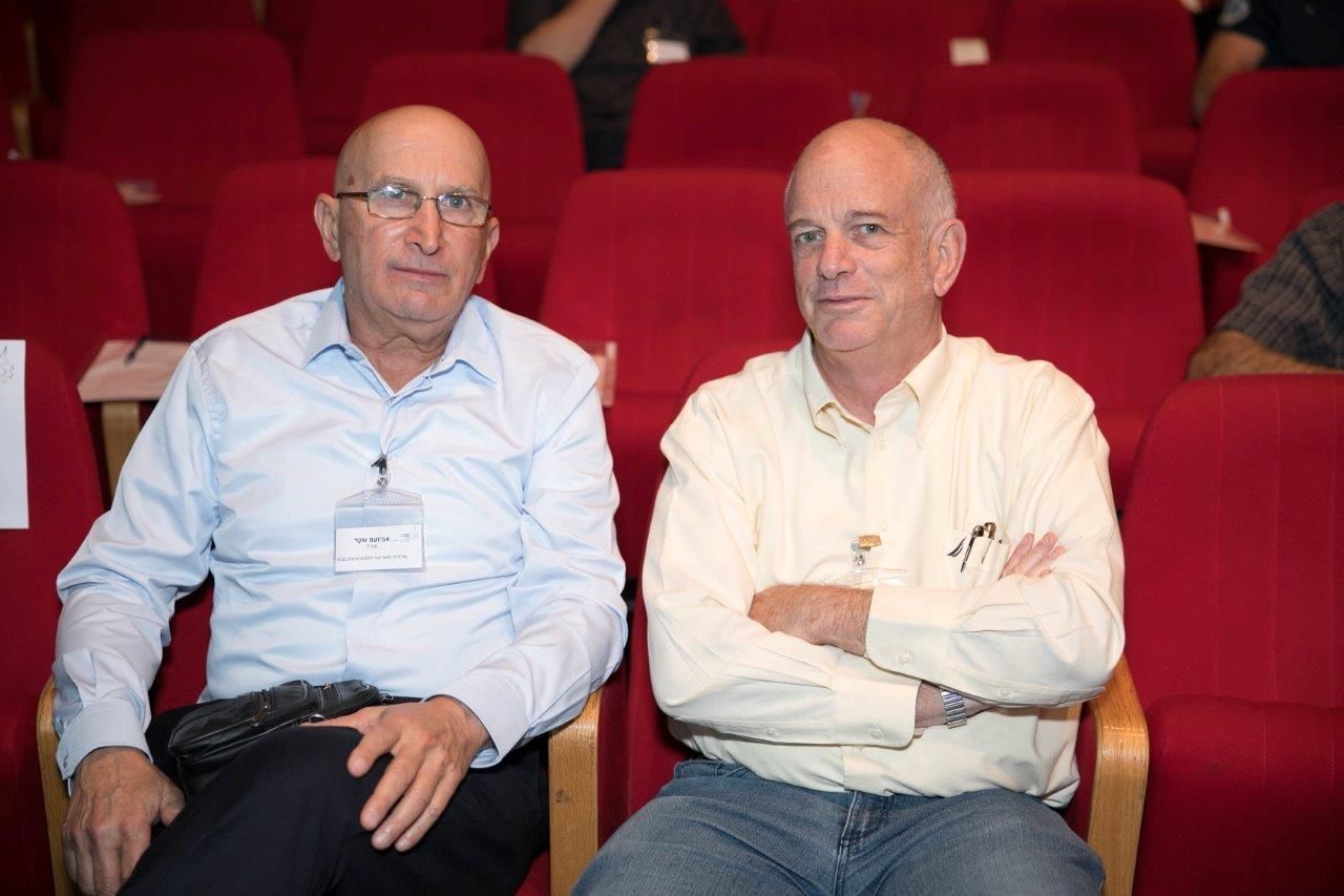 רן גרשפלד ואבינעם שקד.צילום דיאגו מיטלברג