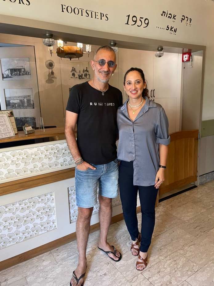 אורנה שטרקמן ושמעון בוסקילה. צילום: יחסי ציבור
