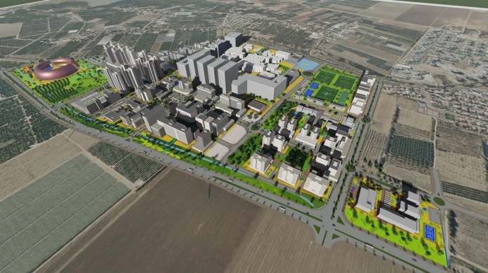 הדמיה משולש בן עמי בנהריה - קרדיט א.ג. איזן אדריכלים