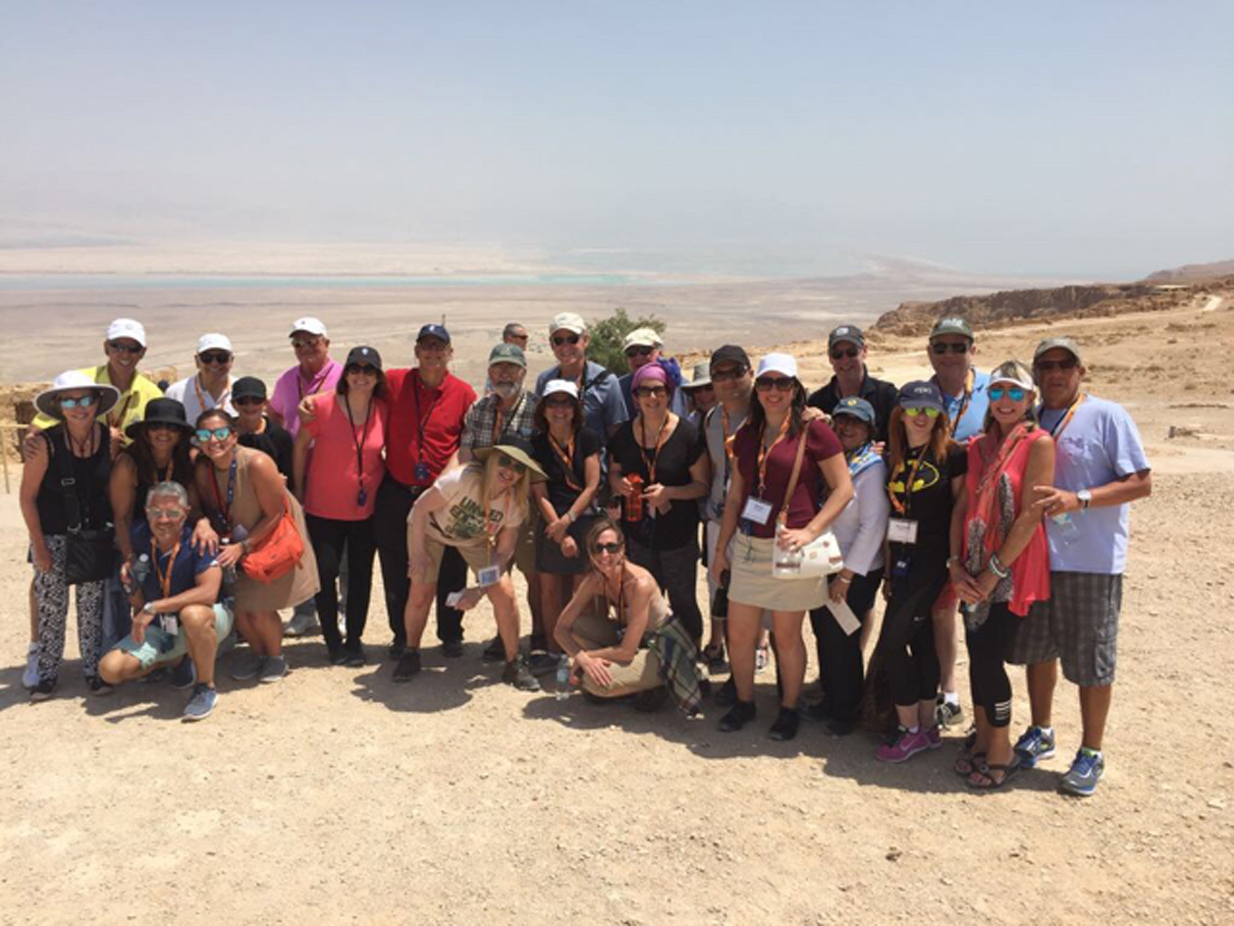 המשלחת בארץ. קרדיט: באדיבות הפדרציה היהודית של ניו יורק (UJA)