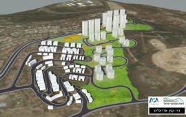 הופקדה תכנית רשות מקרקעי ישראל לכ- 1,500 יח"ד בנצרת עילית הדמיה