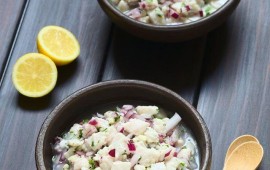 מסעדת "קנקון" מציעה מתכון לסביצ'ה לוקוס טרי לארוחת אביב קלילה סביצ'ה לוקוס מהמטבח הפרונטלי העשיר של קנקון