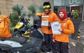 היסטוריה: התאגדות עובדים ראשונה בחברת שליחי מזון קרדיט תמונות: יחצ